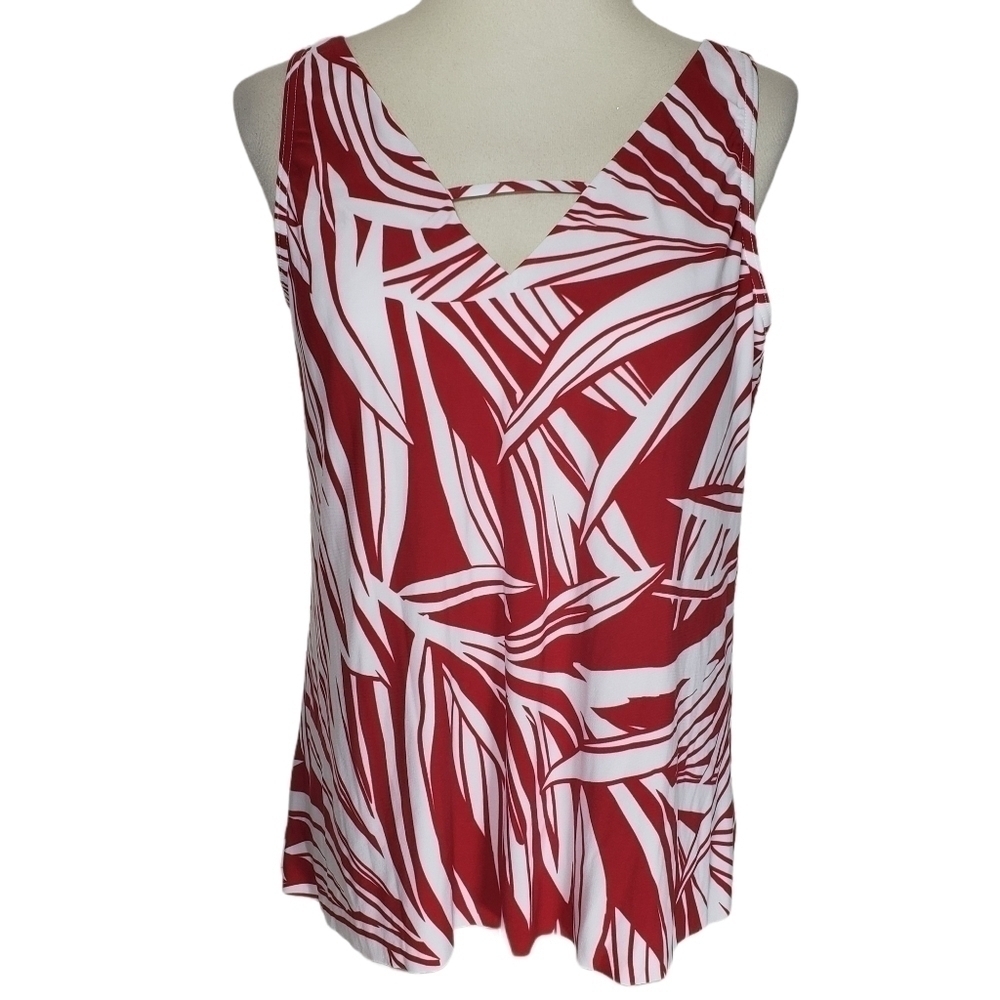 Dreamsuit Front Cut Out Sleeveless Floral Tankini